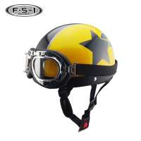 Popular design casque de moto  ECE dot half face skully helmet for motor bike