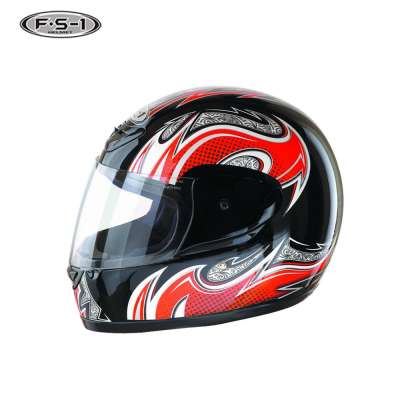 Cheap price decal yellow prodator helmets DOT motorbike helmet fullface