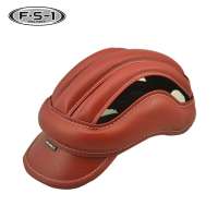 Buy China personalized bicycle helmet CPSC approved leather helmets road bike online