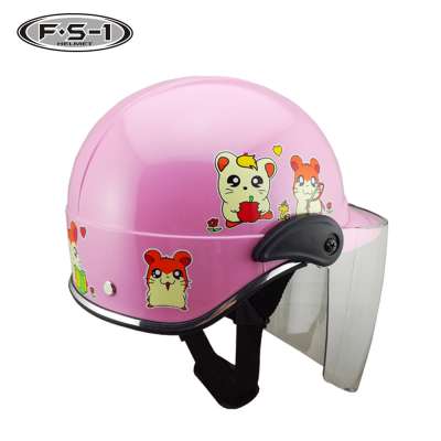 Moto Casco Motocicleta pink color yellow color girls baby motor helmet for kids motorcycle